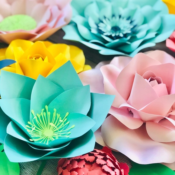 Paper Flower Nursery Set